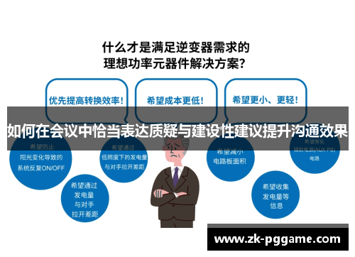 如何在会议中恰当表达质疑与建设性建议提升沟通效果 如何在会议中恰当表达质疑与建设性建议提升沟通效果
