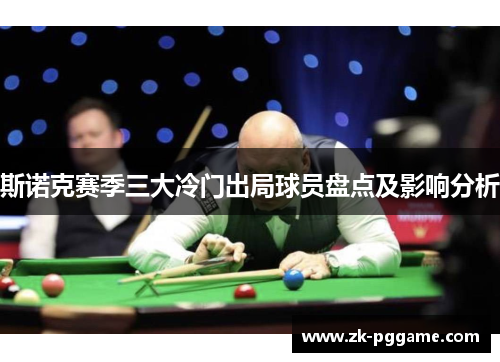 斯诺克赛季三大冷门出局球员盘点及影响分析 斯诺克赛季三大冷门出局球员盘点及影响分析